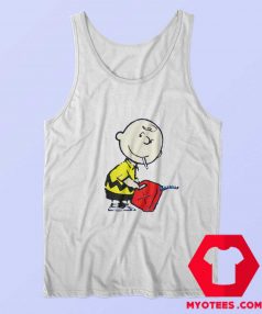 Cute Banksy Charlie Brown Unisex Tank Top