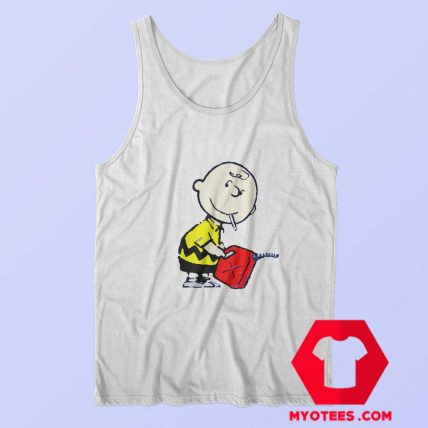 Cute Banksy Charlie Brown Unisex Tank Top