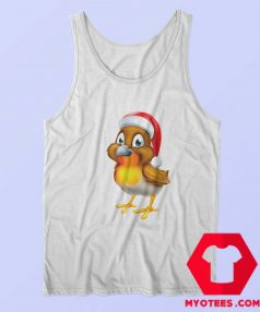 Cute Cartoon Robin Christmas Unisex Tank Top