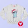 Disney Lilo Stitch Christmas Santa Hat Sweatshirt