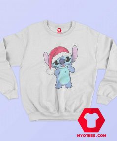 Disney Lilo Stitch Christmas Santa Hat Sweatshirt