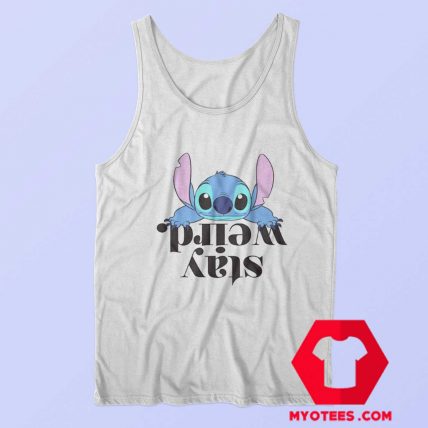 Disney Lilo and Stitch Stay Weird Officially Tank Top