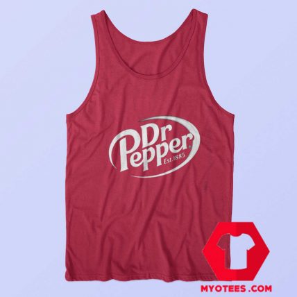 Dr Papper Slogan Logo 1885 Unisex Tank Top