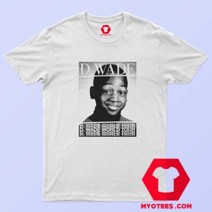 Dwyane Wade White World Tour T Shirt