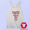 Funny Santa Runs On Coffee Unisex Tank Top