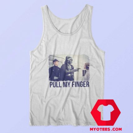 Funny Star Wars Parody Pull My Finger Tank Top