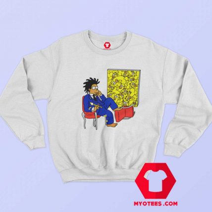 Funny Vintage Basquiat Simpson Sweatshirt