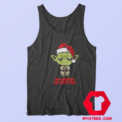 Funny Yoda May Christmas be with you Tank Top