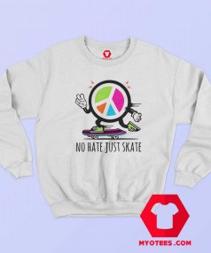 Herren No Hate Just Skate Symbol Sweatshirt