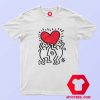 Keith Haring Holding Heart Icon Retro Tank Top