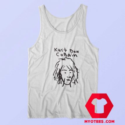 Kurt Cobain Sketch Vintage Unisex Tank Top