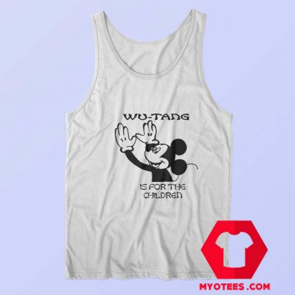 Mickey Funny Wu Tang Is For The Children Tank Top