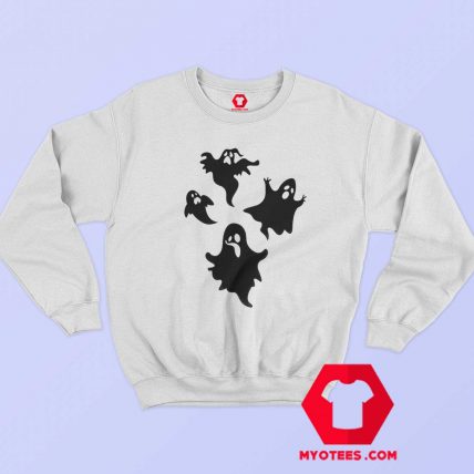 New Off White Cute Ghost Unisex Sweatshirt