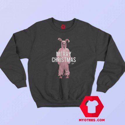 Pink Bunny Christmas Story Unisex Sweatshirt