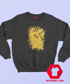 Pokemon Pikachu Brushy Graphic Sweatshirt