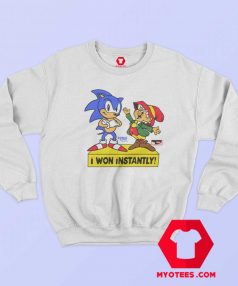 Sonic The Hedgehog I Won Instantly Sweatshirt