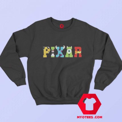 Team Disney Pixar Cartoon Unisex Sweatshirt