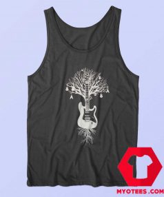 Tree Electric Bass Guitar Music Rock Tank Top