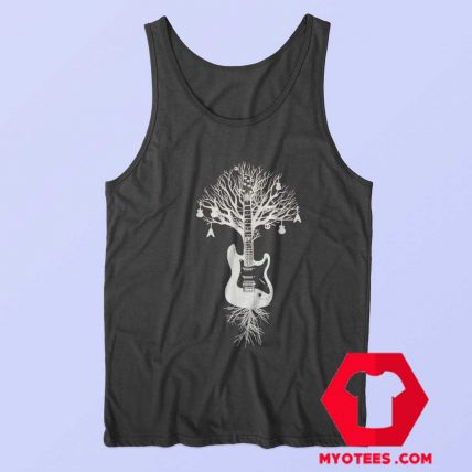 Tree Electric Bass Guitar Music Rock Tank Top