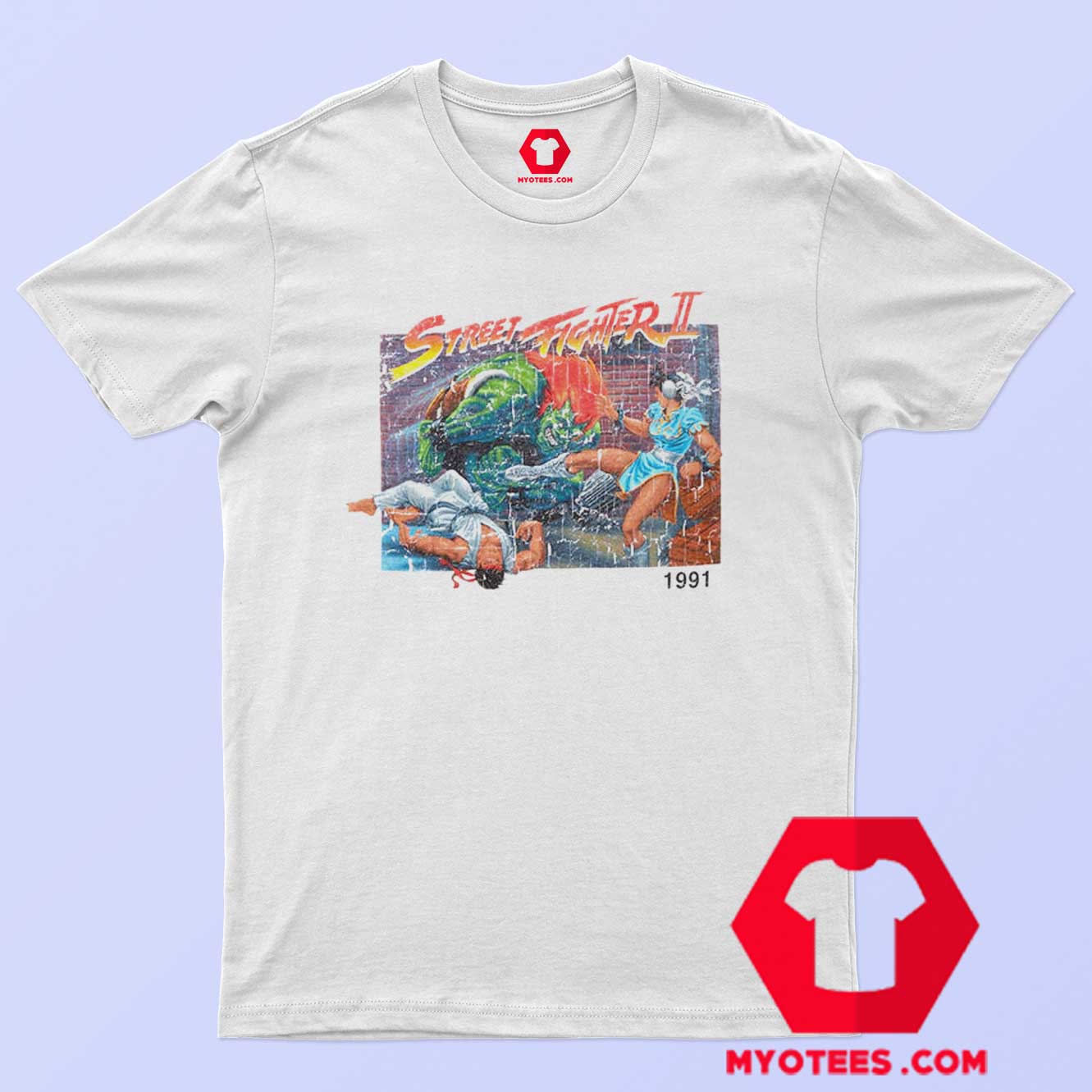 Vintage Street Fighter II 1991 T-Shirt | myotees.com