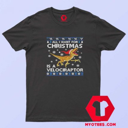 All I Want For Christmas Is A Dinosaur T Shirt