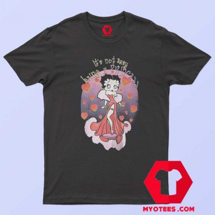 Betty Boop Being a Princess Unisex T Shirt