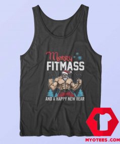 Christmas Happy New Year Parody Fitness Tank Top