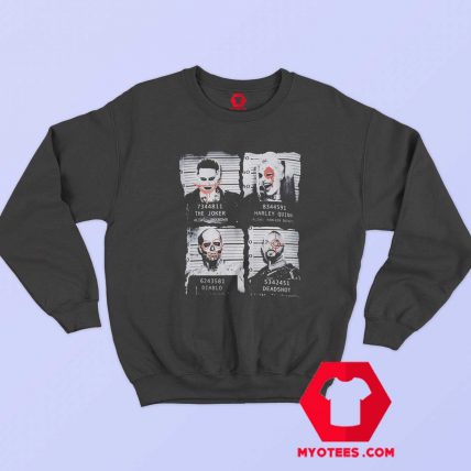 Dc Suicide Squad Mug Shot Unisex Sweatshirt