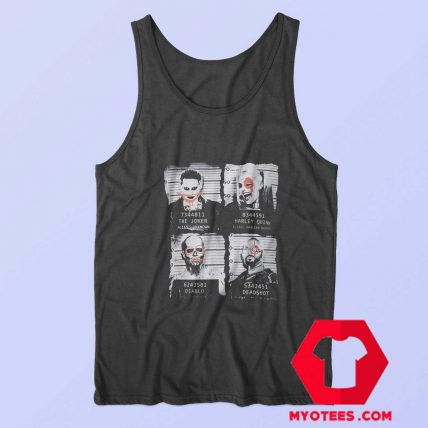 Dc Suicide Squad Mug Shot Unisex Tank Top