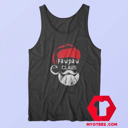 Funny Pawpaw Claus Christmas Grandpa Tank Top