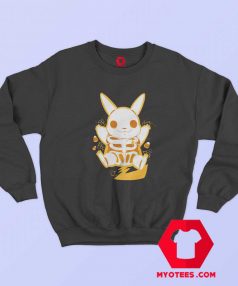 Funny Pokemon Pikachu Skeleton Sweatshirt