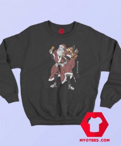 Funny Santa Samurai Christmas Unisex Sweatshirt