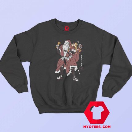 Funny Santa Samurai Christmas Unisex Sweatshirt