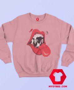 Lips Riff Stars Singles Graphic Unisex Sweatshirt