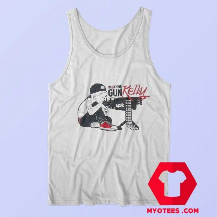 Machine Gun Kelly Boy White Unisex Tank Top