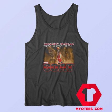 Michael Jordan The Goat Rare Bootleg Style Tank Top