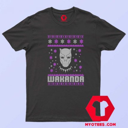 New Black Panther Wakanda Christmas T Shirt