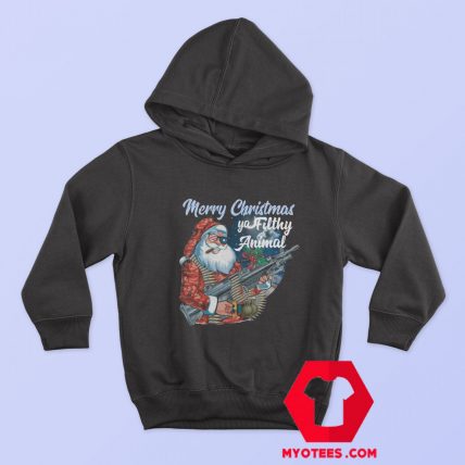 Santa Claus Christmas Ya Filthy Animal Hoodie