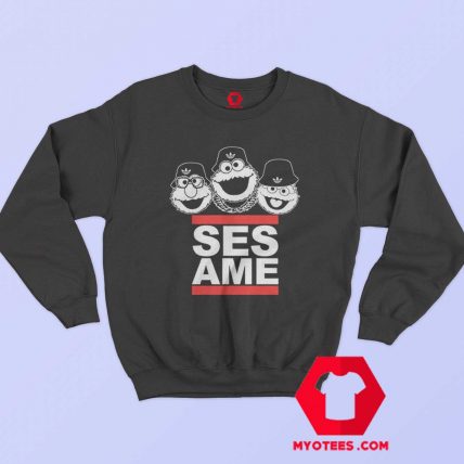 Sesame Street Characters DMC Parody Sweatshirt