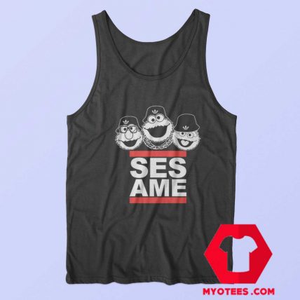 Sesame Street Characters DMC Parody Tank Top