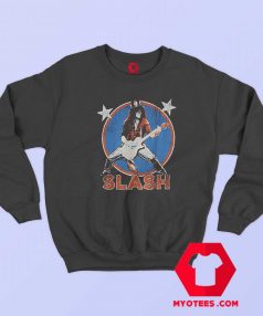 Slash Deteriorated Stars Rock Style Sweatshirt