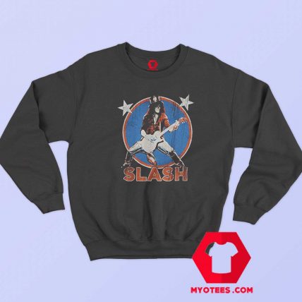 Slash Deteriorated Stars Rock Style Sweatshirt