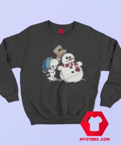 Snoopy Peanuts Snowman Christmas Sweatshirt