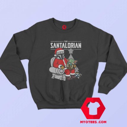 Star Christmas Baby Yoda Mandalorian Sweatshirt