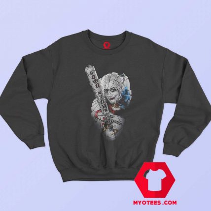 Suicide Squad Harley Quinn Broken Glass Sweatshirt