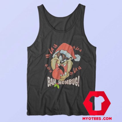 Tasmanian Bah Humbug Tongue Christmas Tank Top