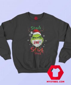 The Grinch Face Mask Christmas Funny Sweatshirt