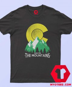 The Mountains Colorado State Flag T Shirt