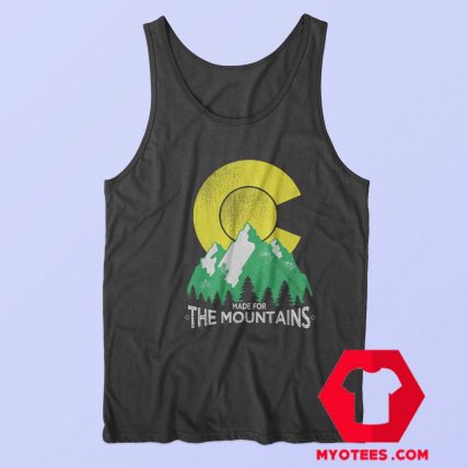 The Mountains Colorado State Flag Tank Top