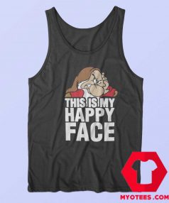 This Is My Happy Face Disney Grumpy Tank Top